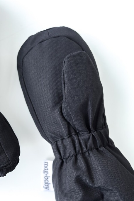 Рукавицы Mitten, Черные 5-6 лет - фото 5