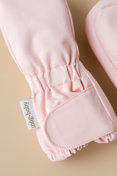 Рукавицы Mitten, Пудровые - фото 4