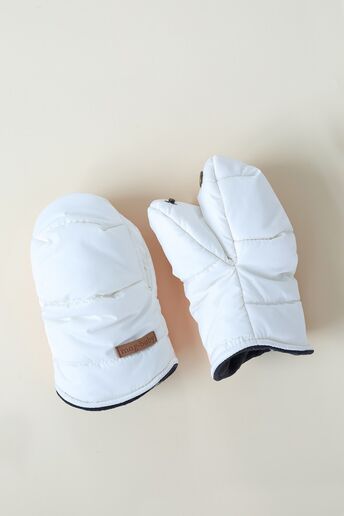 Детские рукавицы для коляски Sante, Молочные