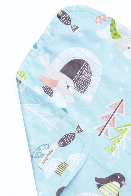 Платочек сатиновый, Антарктида - фото 1