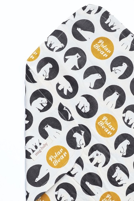 Платочек сатиновый, Polar bear - фото 1