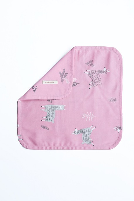 Платочек сатиновый, Овечка на розовом