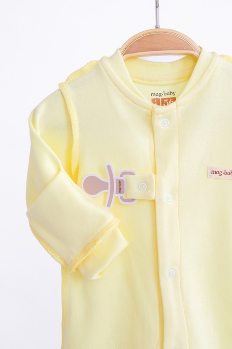 Комплект чоловічків Abel, Молочний та Жовтий - фото 5