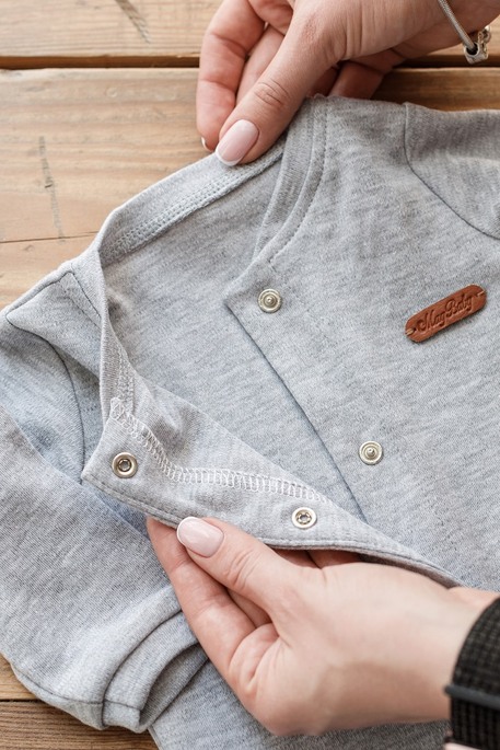 Чоловічок з шапочкою Liam, Сірий меланж - фото 1