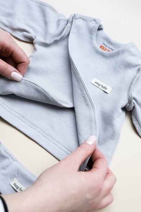 Комплект в роддом Anry, Серый - фото 5