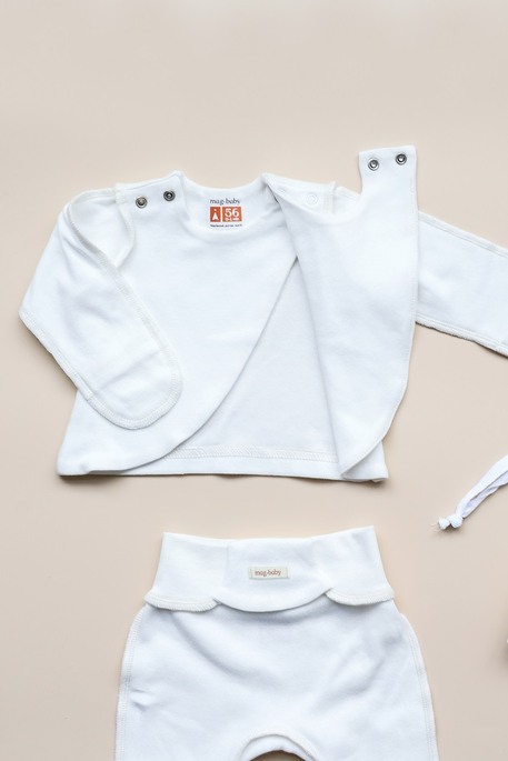 Комплект в роддом Anry, Молочный - фото 9