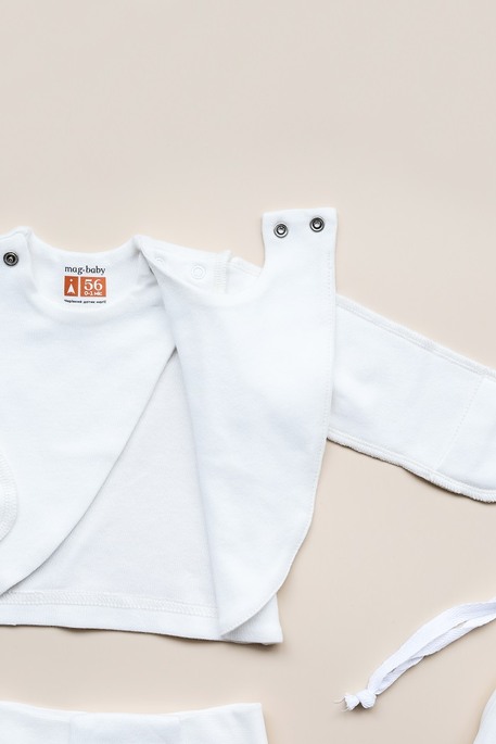 Комплект в роддом Anry, Молочный - фото 11