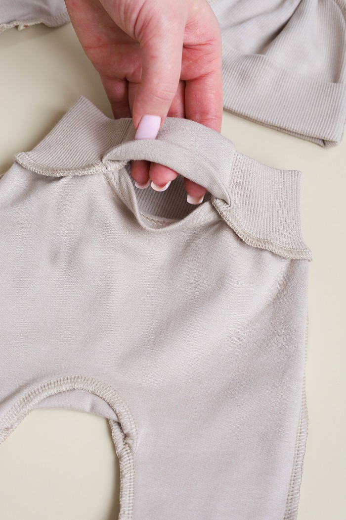 Утеплений комплект в пологовий з боді Cozy, Мокко - фото 3