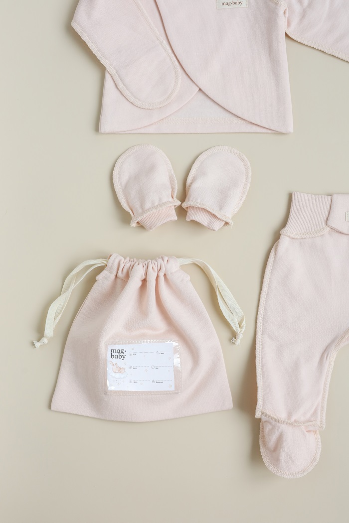 Утеплений комплект в пологовий з розпашонкою Cozy, Вершковий - фото 6