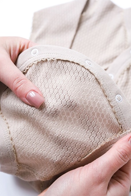 Комплект в роддом с боди Honey, Мокко - фото 6