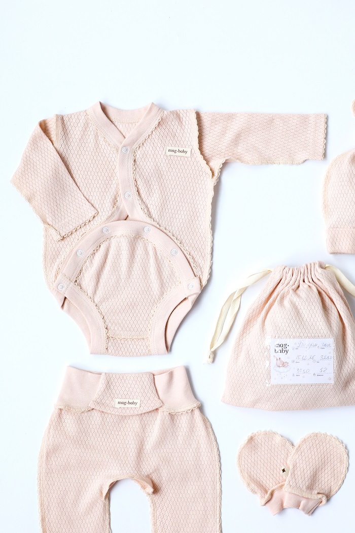 Комплект в пологовий з боді Honey, Вершковий - фото 1