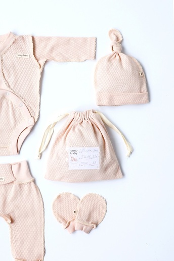 Комплект в пологовий з боді Honey, Вершковий - фото 2