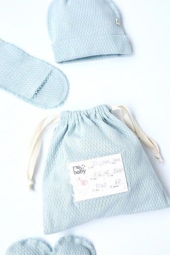 Комплект в пологовий з боді Honey, Сизий - фото 6