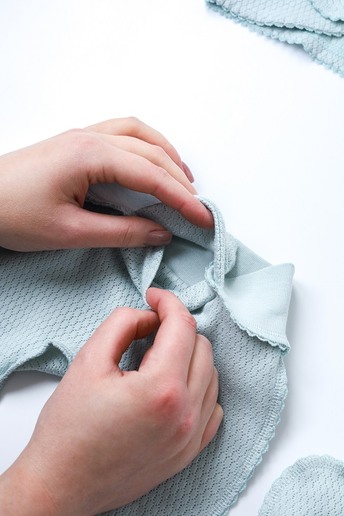 Комплект в пологовий з боді Honey, Сизий - фото 3