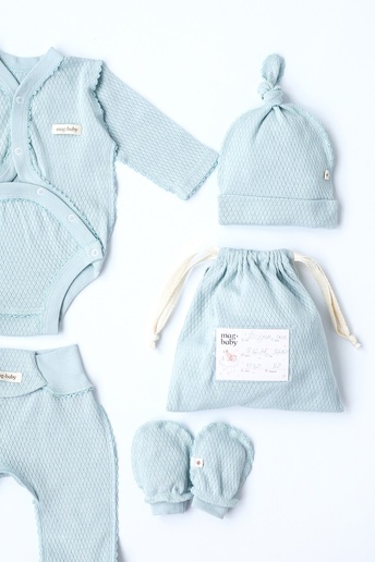 Комплект в пологовий з боді Honey, Сизий - фото 2