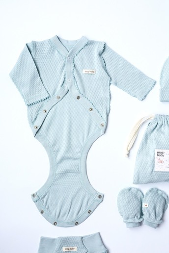 Комплект в пологовий з боді Honey, Сизий - фото 4