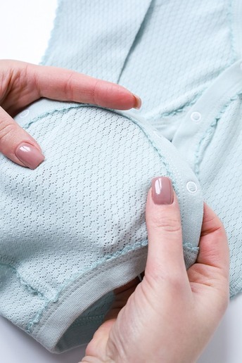 Комплект в пологовий з боді Honey, Сизий - фото 5