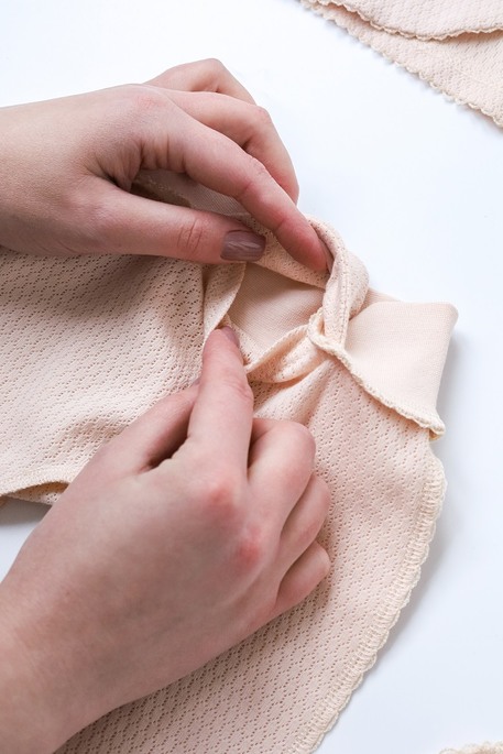 Комплект в роддом с распашонкой Honey, Сливочный - фото 5