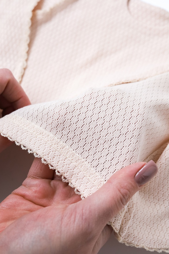 Комплект в пологовий з розпашонкою Honey, Вершковий - фото 5