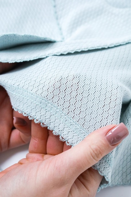 Комплект в роддом с распашонкой Honey, Сизый - фото 6