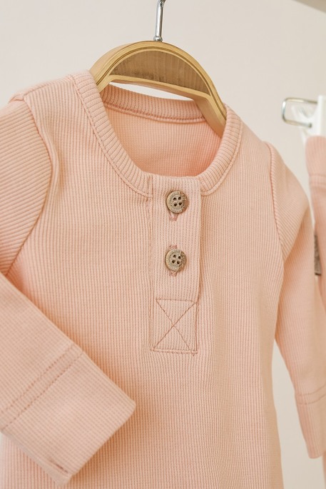 Набір боді з лосинами Natural, Персиковий - фото 3