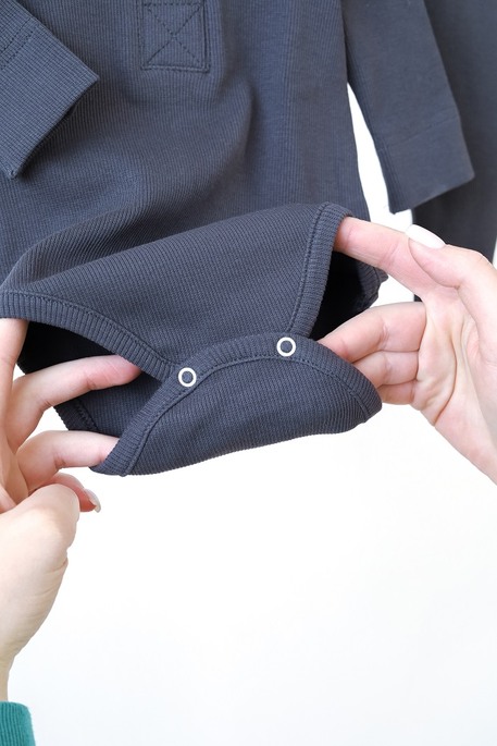 Набір боді з лосинами Natural, Графітовий - фото 3