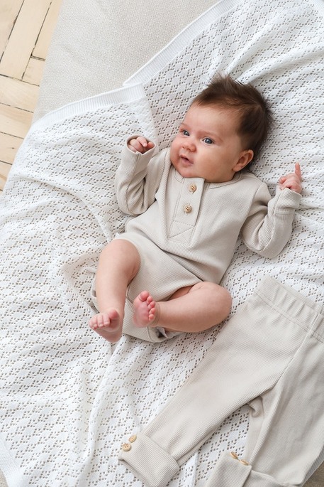 Набор боди с лосинами Natural, Слоновая кость - фото 5