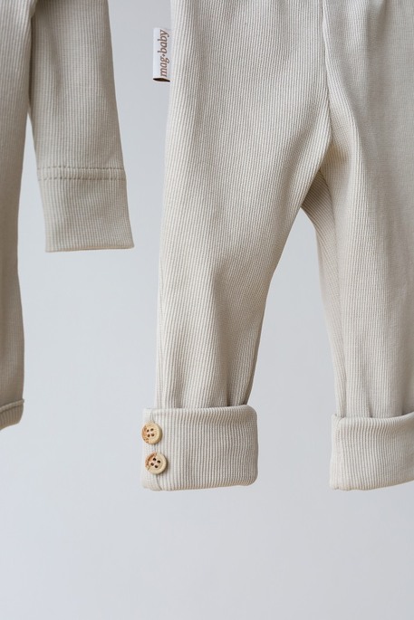 Набор боди с лосинами Natural, Слоновая кость - фото 6