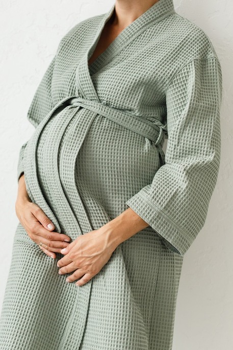 Вафельний халат Mary, Олівковий
