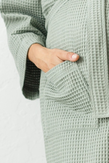 Вафельний халат Mary, Олівковий - фото 4