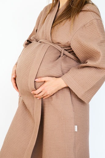 Вафельний халат Mary, Мокко - фото 1