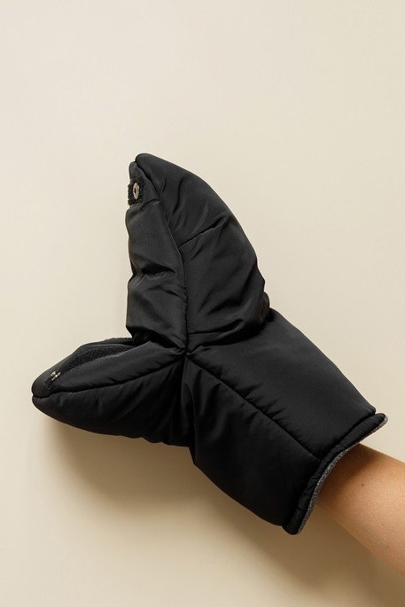 Муфта рукавиці для коляски, Чорні - фото 4