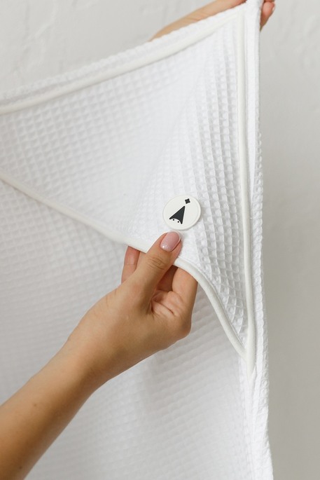 Вафельное полотенце Wafel, Белое