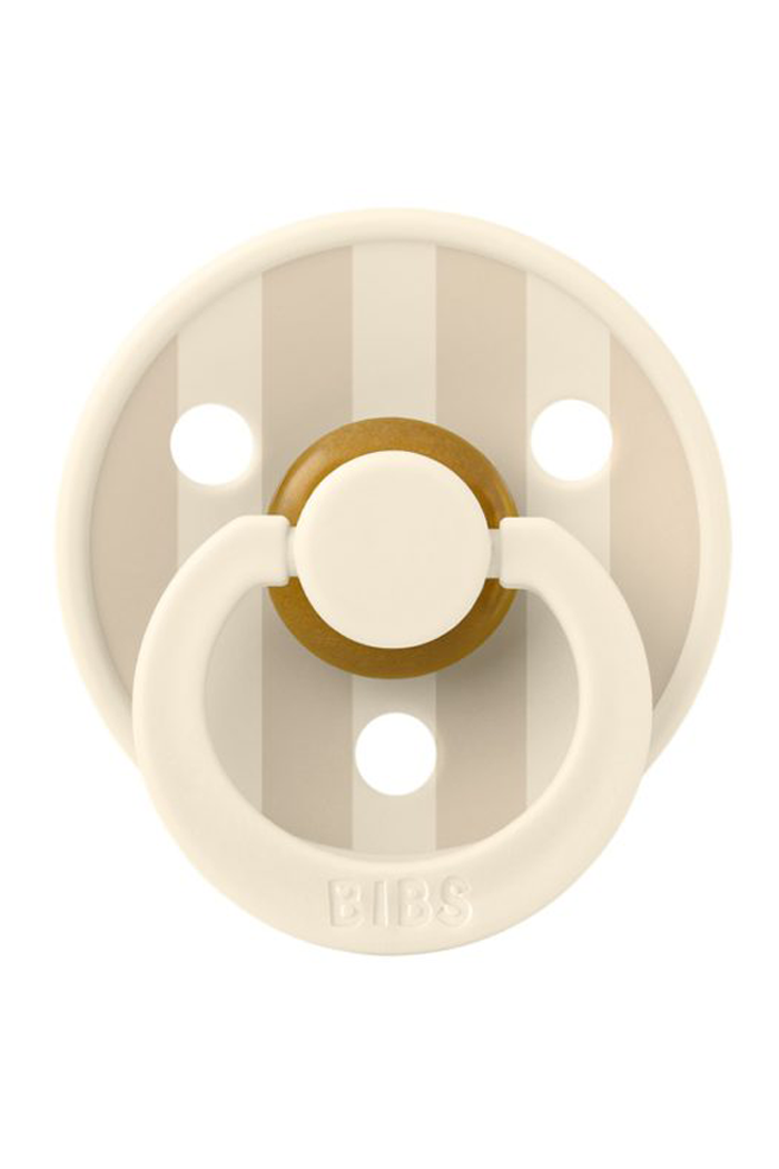 Пустушка BIBS Colour, Round, Ivory/Vanilla - фото 2