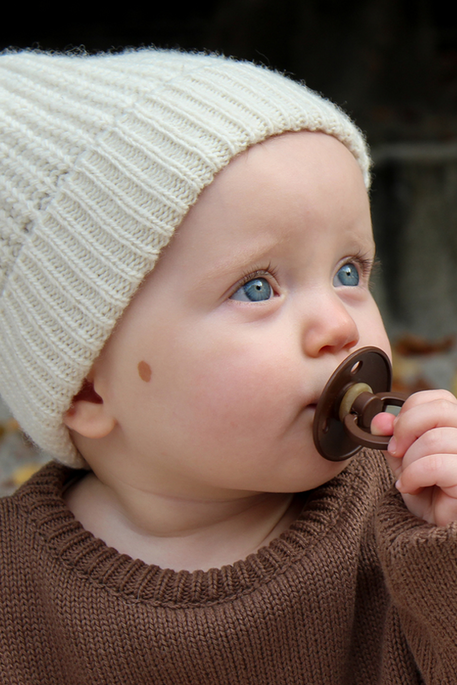 Пустушка BIBS Colour, Round, Mocha - фото 1