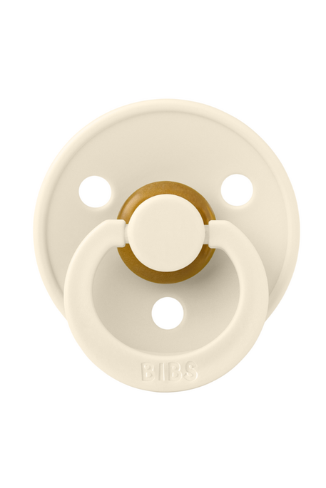 Пустушка BIBS Colour, Round, Ivory - фото 2