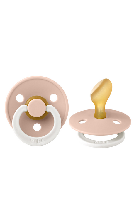 Пустушка BIBS Colour, Anatomical, Blush GLOW (світиться у темряві)