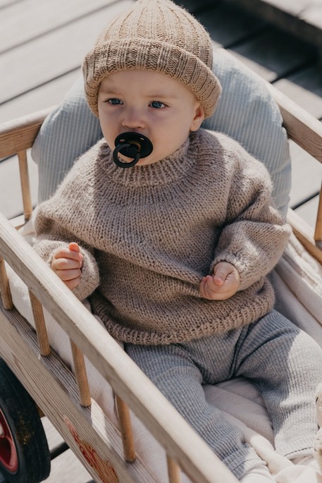 Пустушка BIBS Colour, Round, Black - фото 1