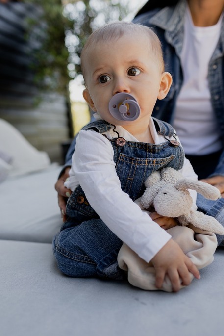 Пустушка BIBS Colour, Round, Mauve - фото 3