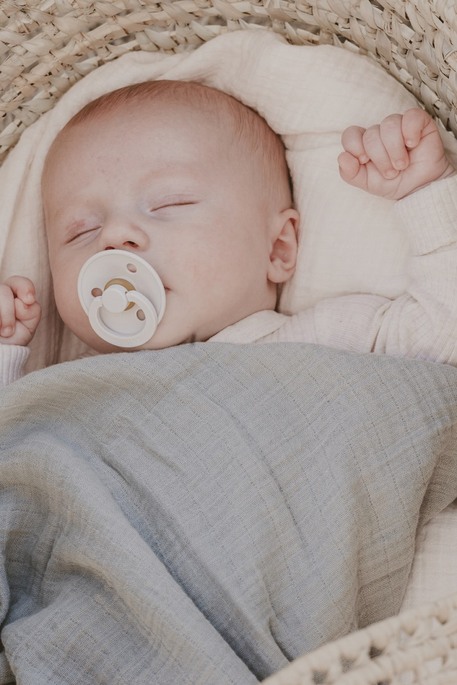 Пустушка BIBS Colour, Round, Ivory - фото 1