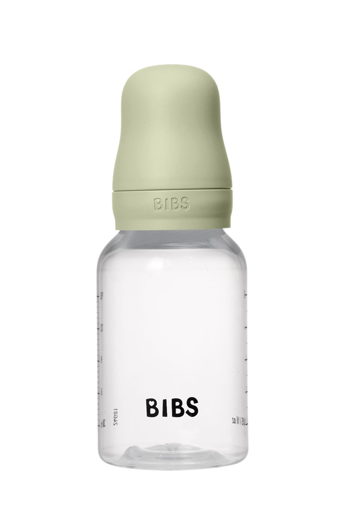 Пластикова пляшечка BIBS, 150 ml, Round Latex, Slow Flow, Sage - фото 2