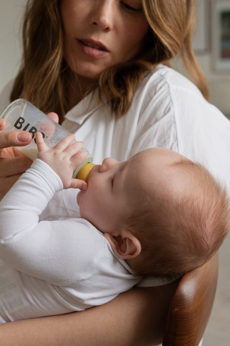 Скляна пляшечка BIBS, 240 ml, Round Latex, Medium Flow, Sage - фото 2