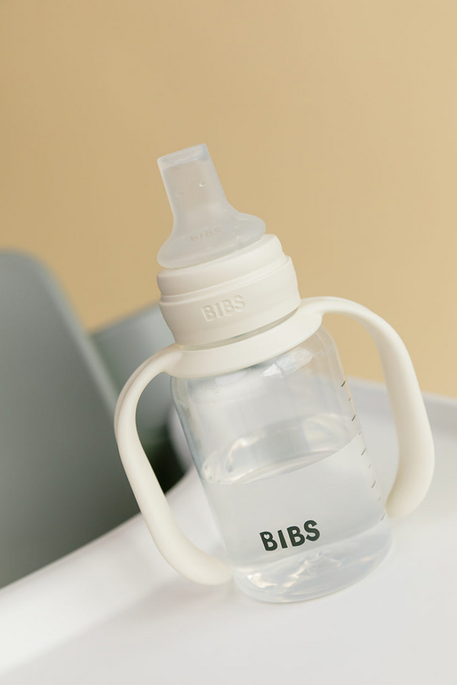 Непроливайка з носиком BIBS Silicone, 150 ml, Ivory