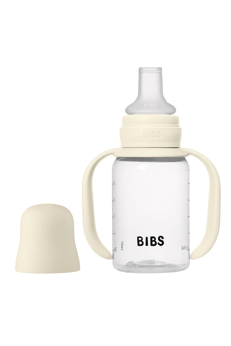 Непроливайка з носиком BIBS Silicone, 150 ml, Ivory