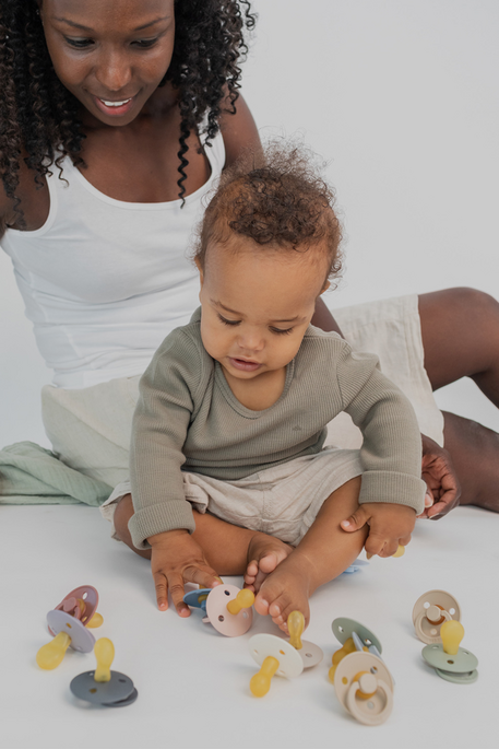 Пустушка BIBS Colour, Symmetrical, Petrol - фото 1