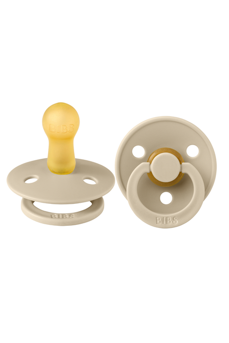 Пустушка BIBS Colour, Round, Vanilla