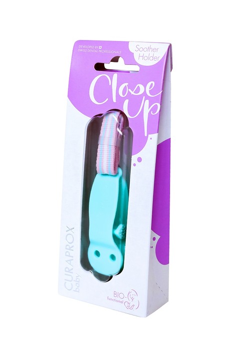 Тримач для соски Curaprox, Бірюзовий