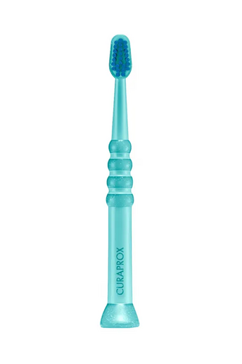 Дитяча зубна щітка Curaprox baby (0-4 роки), Бірюзово-синя