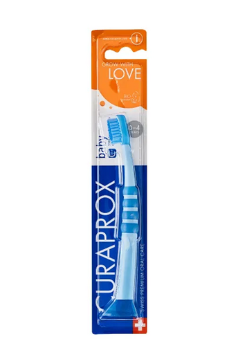 Дитяча зубна щітка Curaprox baby (0-4 роки), Синя - фото 2