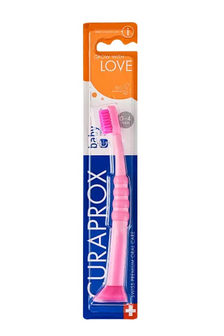 Дитяча зубна щітка Curaprox baby (0-4 роки), Рожева - фото 3